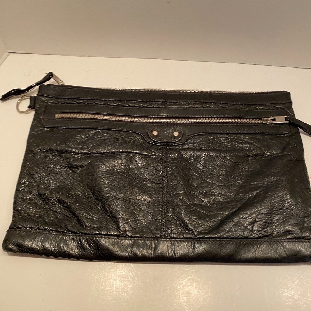 Balenciaga Black Clutch